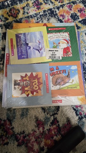 Seesaw book library cd - book,